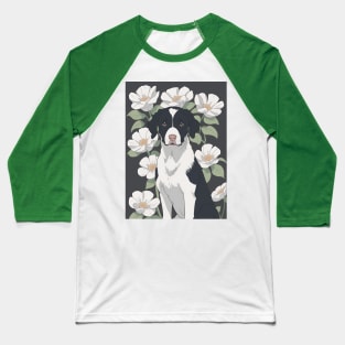 Floral Retriever's Harmony Baseball T-Shirt